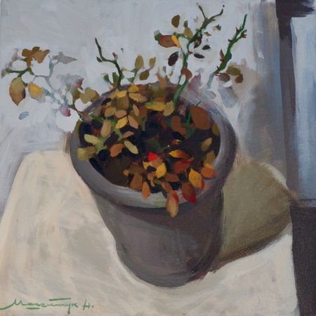 Никита Максимчук (Картина, живопись - 
                  30 x 30 см) Пробуждение