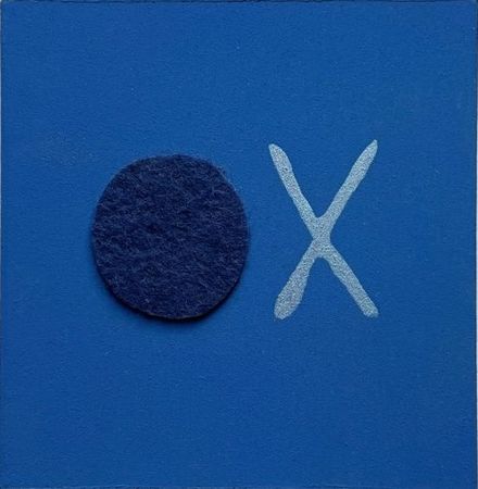 Маша Иванова (Коллаж / ассамбляж - 
                  10 x 10 см) ОХ (из серии "О")