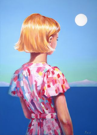 Светлана Искоских (Картина, живопись - 
                  50 x 70 см) Взгляд в бесконечность