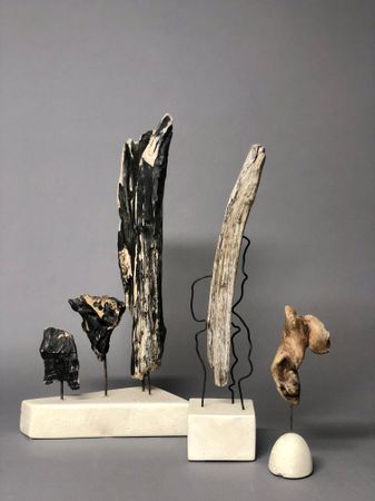Станислав Наделяев (Скульптура - 
                  30 x 51 см) Настольный декор "Коряга 1,2,3"