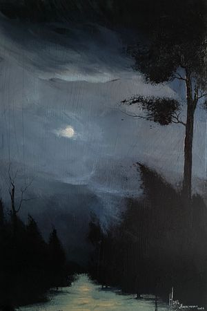 Андрей Алексеенко (Авторская графика - 
                  40 x 60 см) Ночь