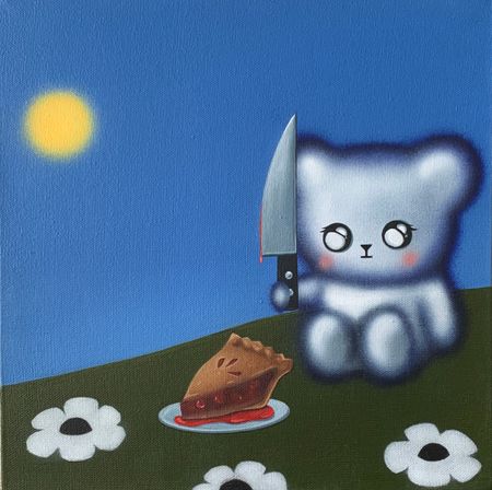СВЕТ-ЛАНА (Картина, живопись - 
                  30 x 30 см) Кусочек счастья