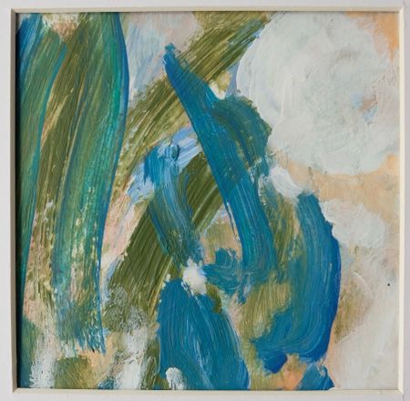Алина Магомедова (Авторская графика - 
                  30 x 30 см) Весна. Флористика