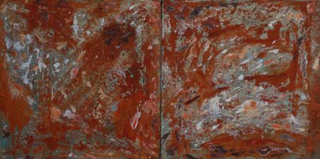 Мария Алдашкова (Картина, живопись - 
                  80 x 40 см) Диптих "Песнь ветра"