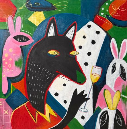 Марина Стараканами (Картина, живопись - 
                  70 x 70 см) Ярмарка тщеславия