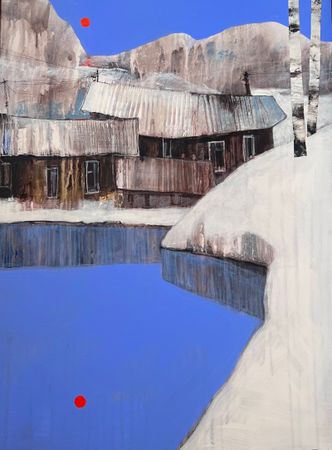 Елизавета Пугачева (Картина, живопись - 
                  60 x 80 см) Теплая весна