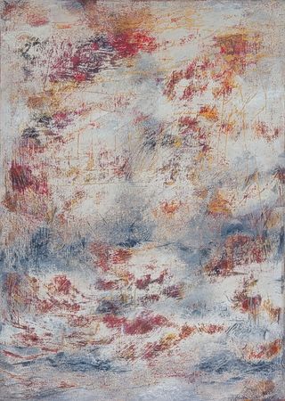 Мария Светлакова (Картина, живопись - 
                  51.3 x 71.2 см) Заход