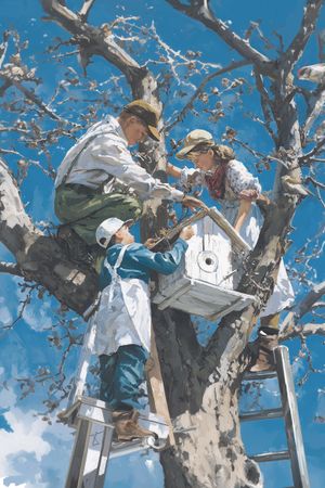 Алёша Калязин (Графика цифровая (принты) - 
                  40 x 60 см) Майские