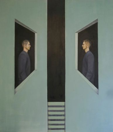 Асмик Мелконян (Картина, живопись - 
                  130 x 150 см) Триптих ''Угол зрения'', часть 2