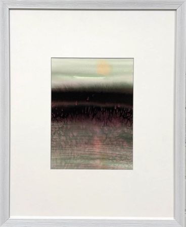 Анастасия Попова (Авторская графика - 
                  30 x 40 см) Вечернее VII