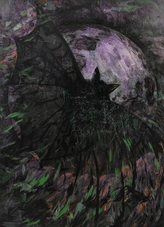 Иван Тузов (Картина, живопись - 
                  146 x 200 см) Летучая мышь