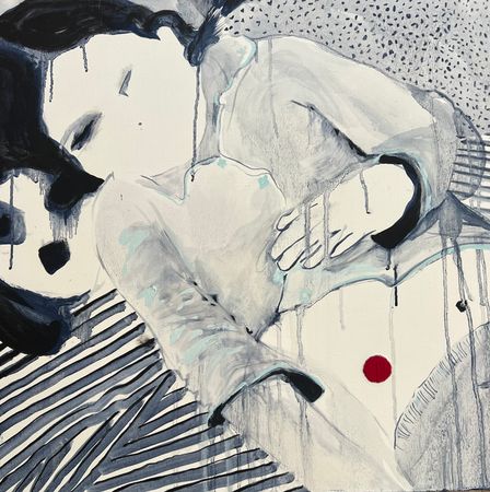 Вера Куликова (Картина, живопись - 
                  50 x 50 см) Сон. Я всегда рядом