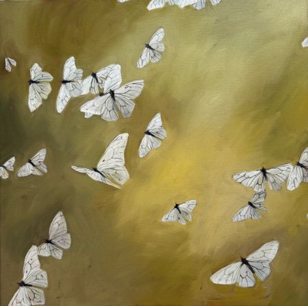 Алиса Дьякова (Картина, живопись - 
                  50 x 50 см) Символ красоты и перемен