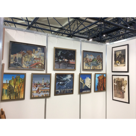 Динара Хёртнагль (Картина, живопись - 
                  70 x 50 см) Над городом