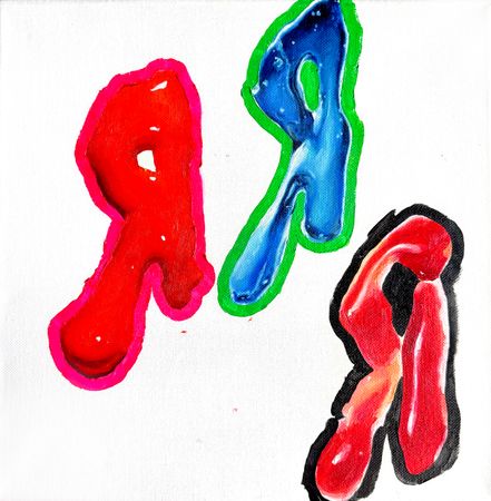 Света Чимитд (Картина, живопись - 
                  30 x 30 см) Waterdrop1