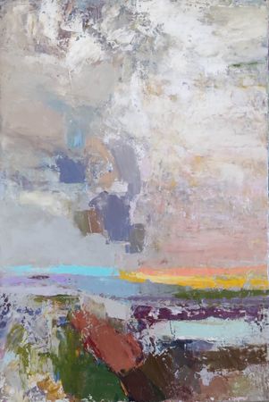 Виктория Шворень (Картина, живопись - 
                  60 x 90 см) Свинец