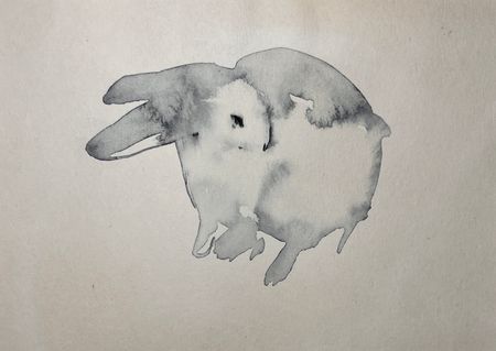 Люсинэ Туманян (Авторская графика - 
                  30 x 24 см) Кролик