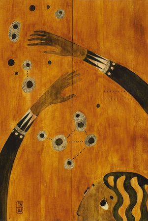 Женя Шарвина (Объект - 
                  20 x 30 см) Созвездия №5