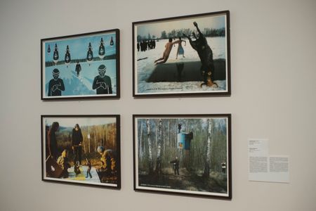 Андрей Монастырский (Графика печатная - 
                  70 x 50 см) Коллаж 4