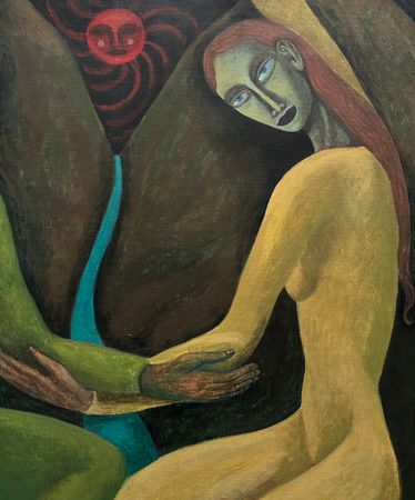 Алина Виноградова (Картина, живопись - 
                  80 x 150 см) Солнцестояние