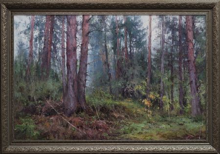 Евгений Бурцев (Картина, живопись - 
                  140 x 100 см) Дыхание леса