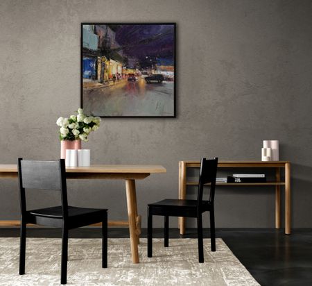 Евгений Бурцев (Картина, живопись - 
                  80 x 80 см) Вечер на Ката-Бич