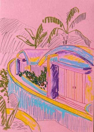 Александра Мато (Авторская графика - 
                  30 x 40 см) Фетхие