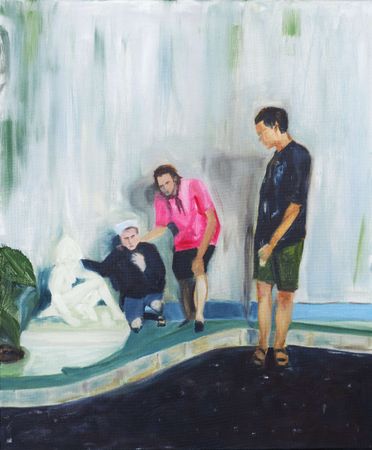 Анна Антонова (Картина, живопись - 
                  50 x 60 см) Разговор по душам