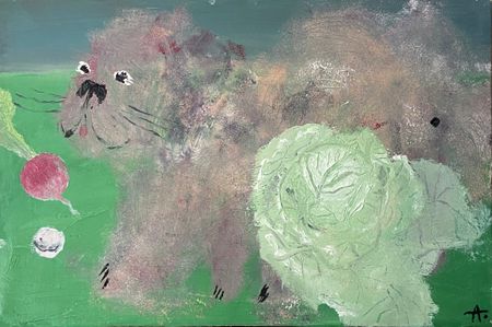 Арина Лапик (Картина, живопись - 
                  30 x 20 см) Осенний урожай