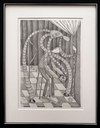 Леша Мелки (Авторская графика - 
                  30 x 40 см) Без названия 3