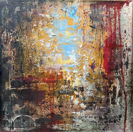 Катерина Горячева (Картина, живопись - 
                  40 x 40 см) Terra incognita 2.0