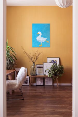 Оливия Лем (Картина, живопись - 
                  60 x 80 см) Гусиное озеро