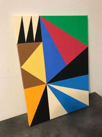 Юрий Ростиславский (Картина, живопись - 
                  50 x 70 см) Морфология треугольника