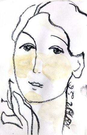 Людмила Кылыч (Авторская графика - 
                  13 x 19 см) Левая