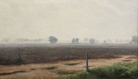 Арсений Ващенко (Картина, живопись - 
                  84 x 49 см) Пейзаж с туманным полем