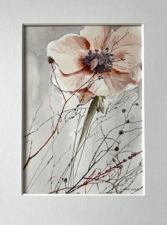 Лера Лыба (Авторская графика - 
                  23.5 x 32 см) Южный ветер