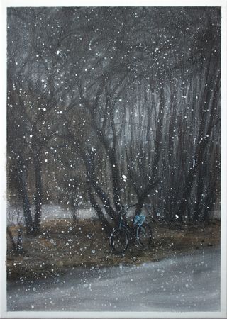 Наталия Чекотова (Картина, живопись - 
                  30 x 40 см) Нелётная погода