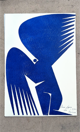 Наташа Дорогина (Графика печатная - 
                  30 x 42 см) Птица *1