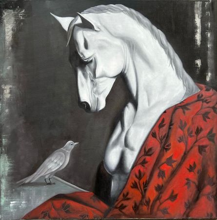 Нина Григель (Картина, живопись - 
                  90 x 90 см) Равновесие