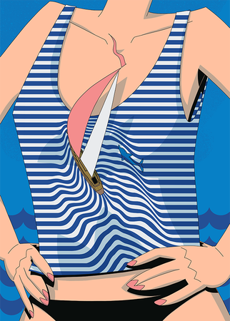 Илья Кейс (Графика цифровая (принты) - 
                  50 x 70 см) Яхтинг 2