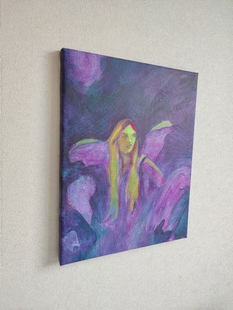 Надежда Прадес (Картина, живопись - 
                  35 x 45 см) Ангелы