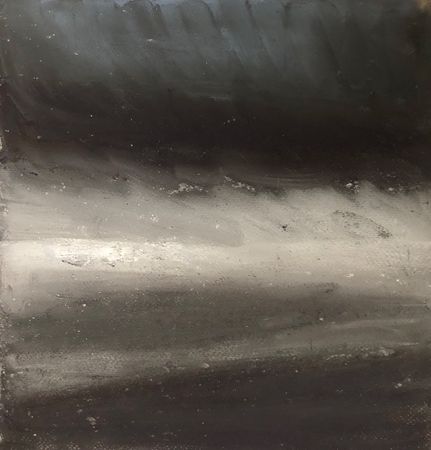 Анна Калугина (Авторская графика - 
                  30 x 30 см) Черней бумага, лети минута