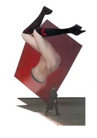 Лена Сурова (Коллаж / ассамбляж - 
                  29.7 x 42 см) Венера