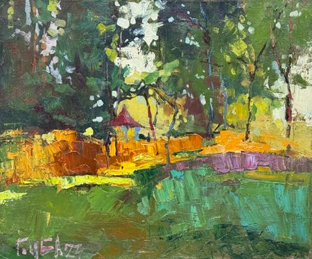 Анна Голубь (Картина, живопись - 
                  60 x 50 см) Парк в усадьбе Зубовых-Бутурлиных