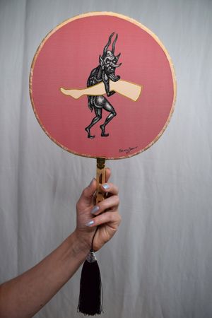 Людмила Баронина (Объект - 
                  21 x 35 см) Черти разного сорта №4