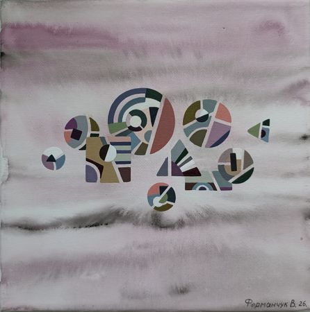 Валентина Ферманчук (Картина, живопись - 
                  20 x 20 см) Создавая свою реальность