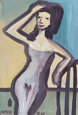 Юджин (Картина, живопись - 
                  20 x 30 см) Позирует