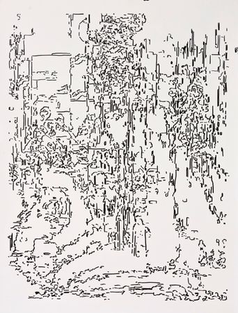 Дарья Растунина (Авторская графика - 
                  56 x 74 см) Без названия