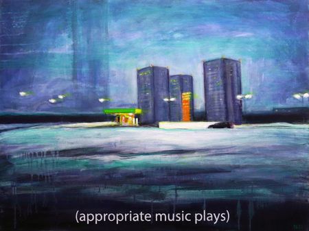 Денис Русаков (Картина, живопись - 
                  80 x 60 см) Выезд