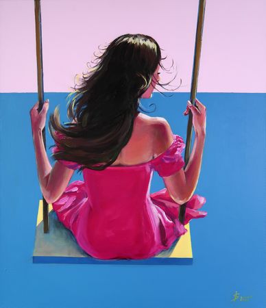 Светлана Искоских (Картина, живопись - 
                  60 x 70 см) Ангел